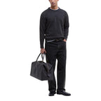 Barbour Black Wool Sweatshirt Barbour