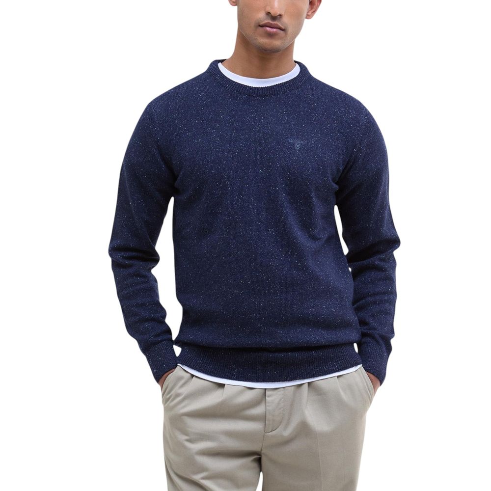 Barbour Blue Wool Sweatshirt Barbour