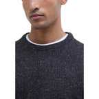 Barbour Black Wool Sweatshirt Barbour