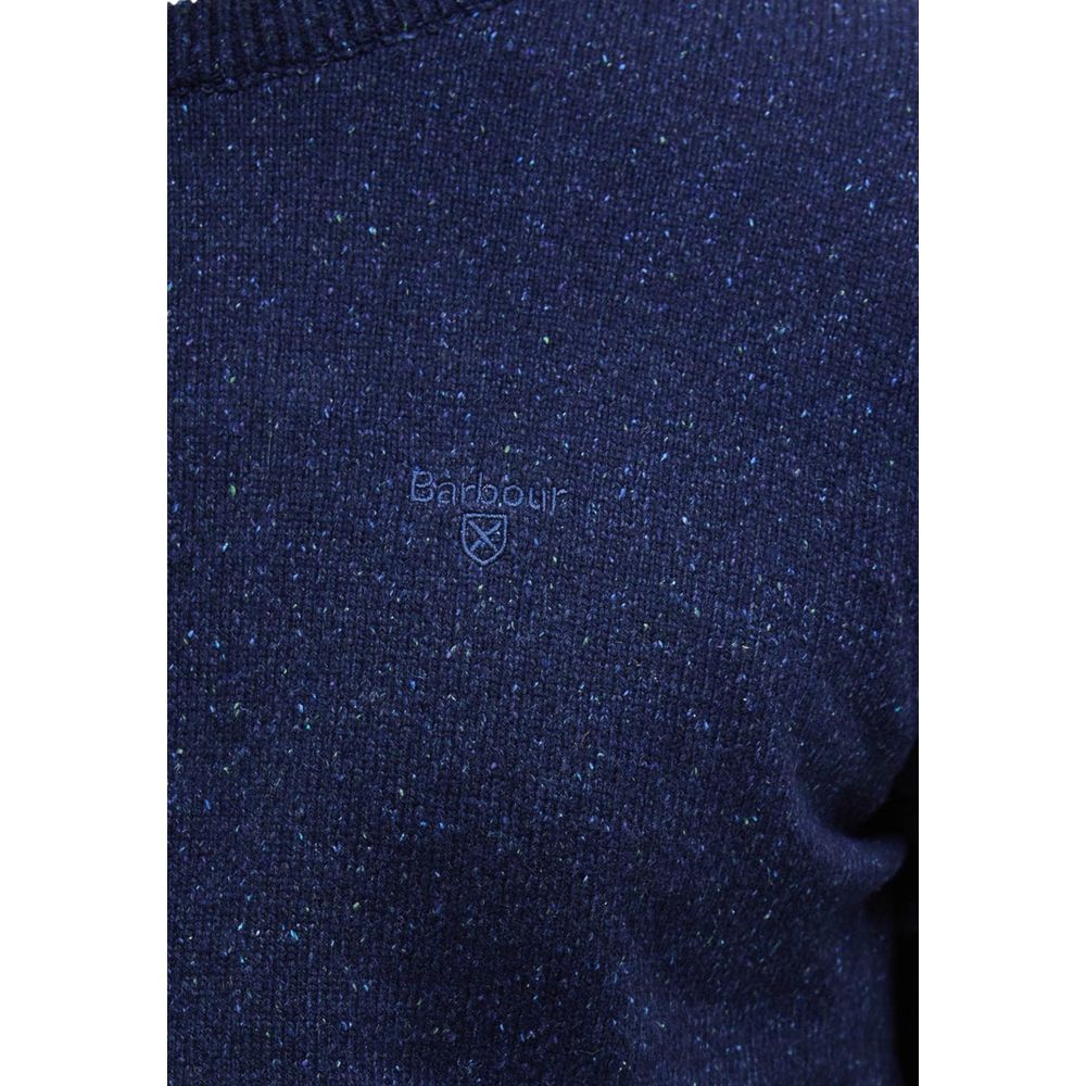Barbour Blue Wool Sweatshirt Barbour