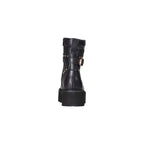 Cult Black Leather Lace-Up Boots