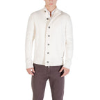 Gianni Lupo cream Marabou sweatshirt with soft fabric and relaxed fit, featuring a casual style and subtle branding details.