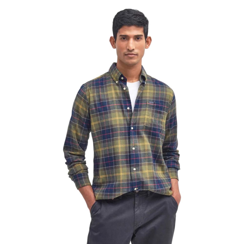 Barbour Bicolor Cotton Dress Shirt Barbour