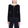 Liu Jo Black Textile Cardigan Liu Jo