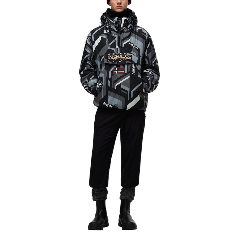 Napapijri Bicolor Recycled Polyester Shell Jacket Napapijri