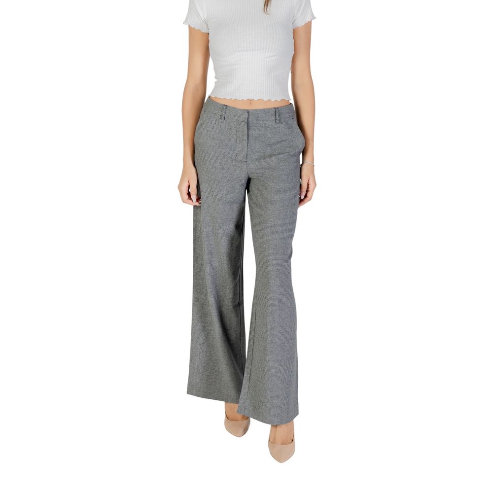 Only Gray Recycled Polyester Casual Pants Only