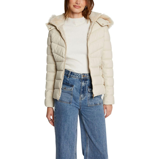 Morgan De Toi Beige Polyethylene Jackets And Coat Morgan De Toi