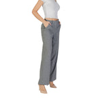 Only Gray Recycled Polyester Casual Pants Only