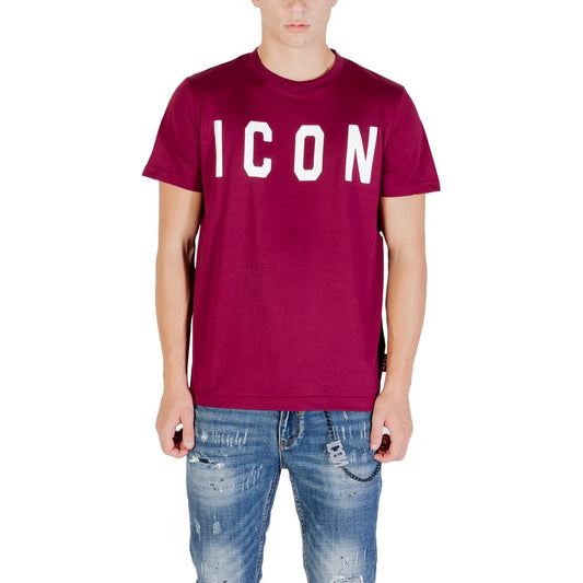 Icon Bordeaux Cotton T-Shirt Icon