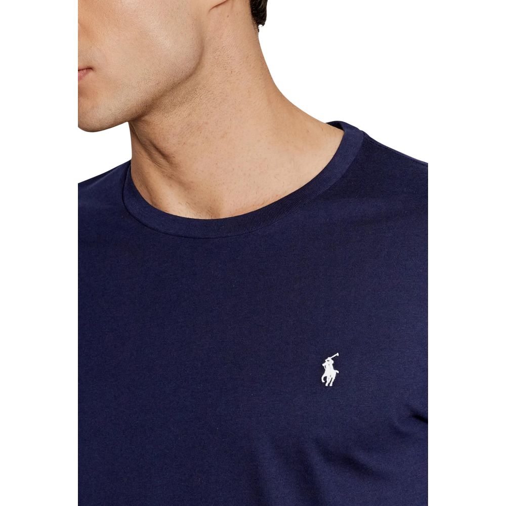 Ralph Lauren Blue Cotton T-Shirt Ralph Lauren