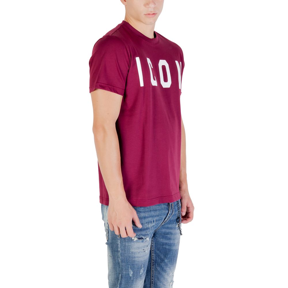 Icon Bordeaux Cotton T-Shirt Icon