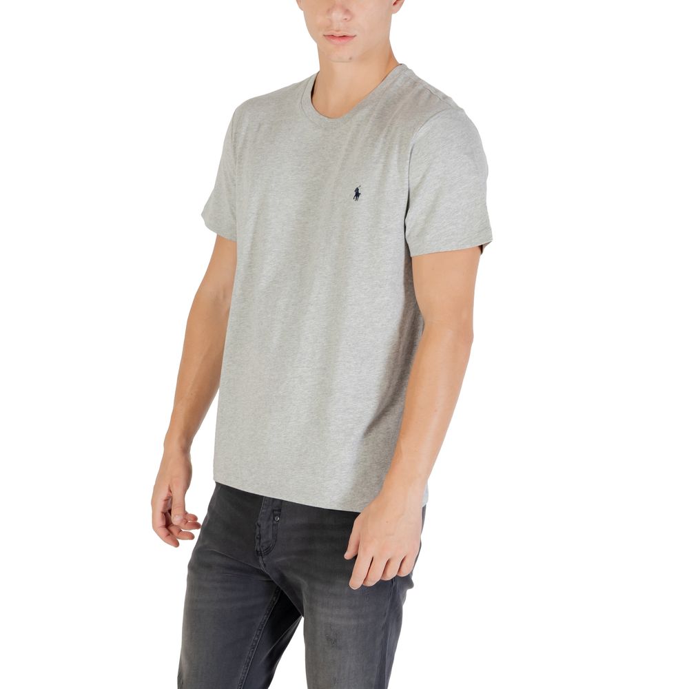 Ralph Lauren Gray Cotton T-Shirt Ralph Lauren
