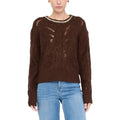 Liu Jo Brown Marabou Sweatshirt Liu Jo