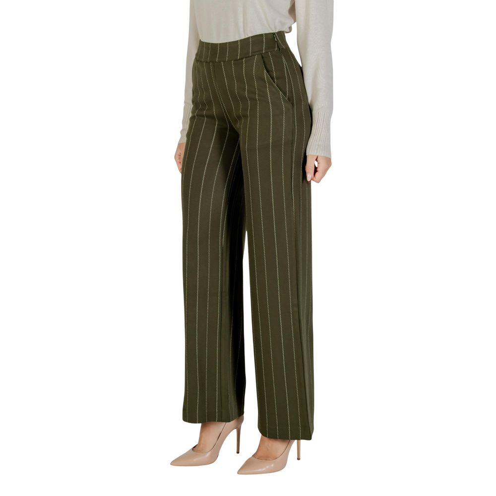 ICHI Bicolor Viscose Casual Pants ICHI
