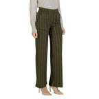 ICHI Bicolor Viscose Casual Pants ICHI
