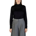 ICHI Black Viscose Turtleneck ICHI