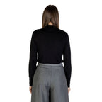 ICHI Black Viscose Turtleneck ICHI