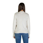 ICHI Beige Viscose Turtleneck ICHI