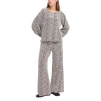 ICHI Brown Polyester Casual Pants ICHI