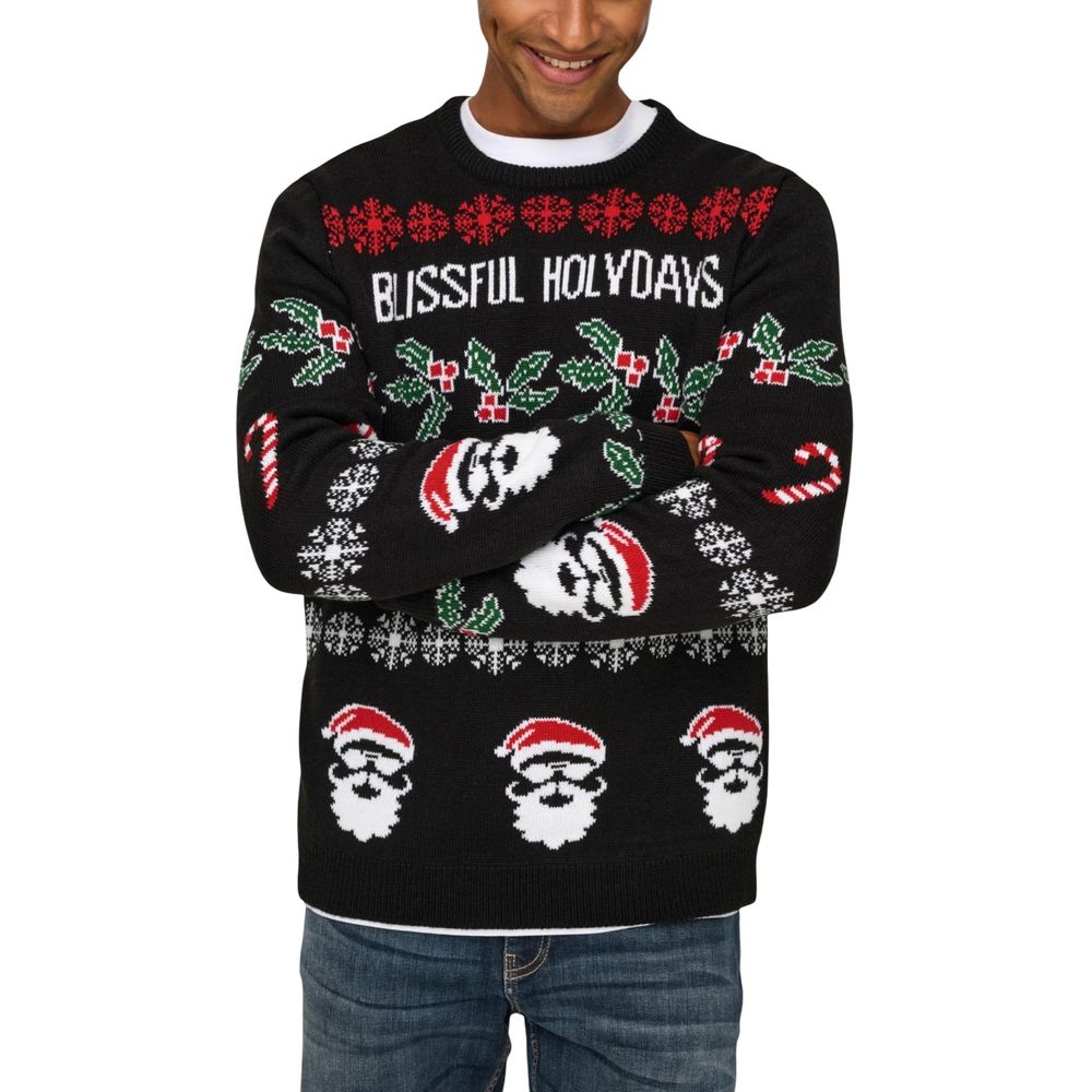 Only & Sons Black Marabou Sweatshirt Only & Sons