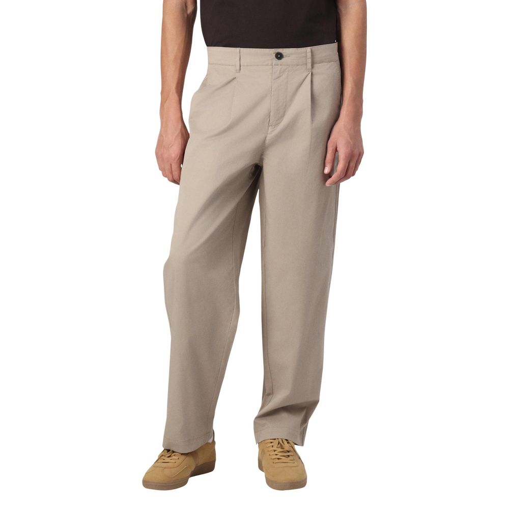 Only & Sons Beige Cotton Casual Pants Only & Sons