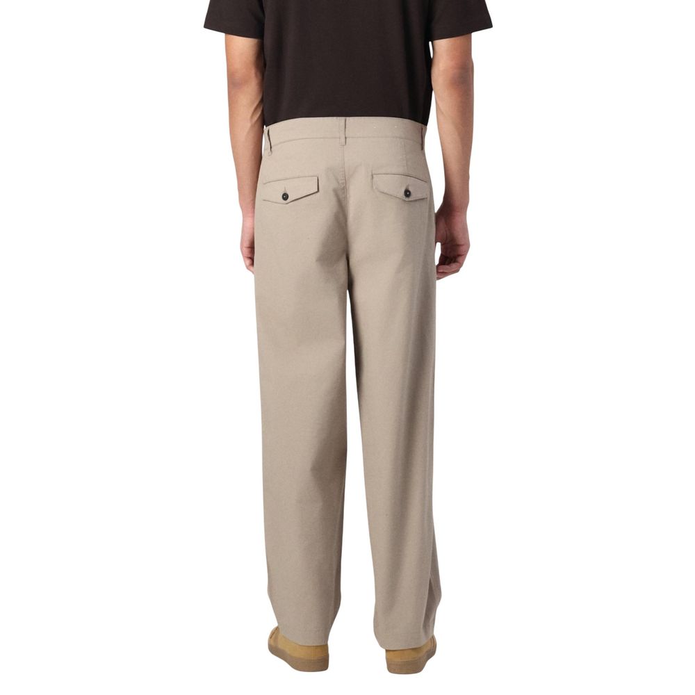 Only & Sons Beige Cotton Casual Pants Only & Sons