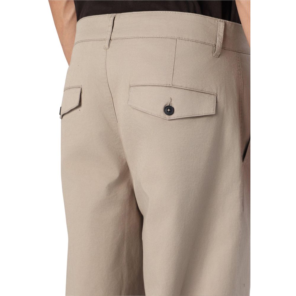 Only & Sons Beige Cotton Casual Pants Only & Sons