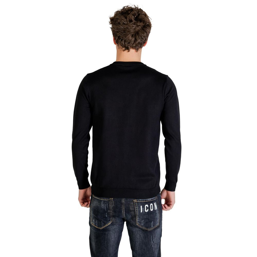 Icon Black Viscose Sweatshirt Icon
