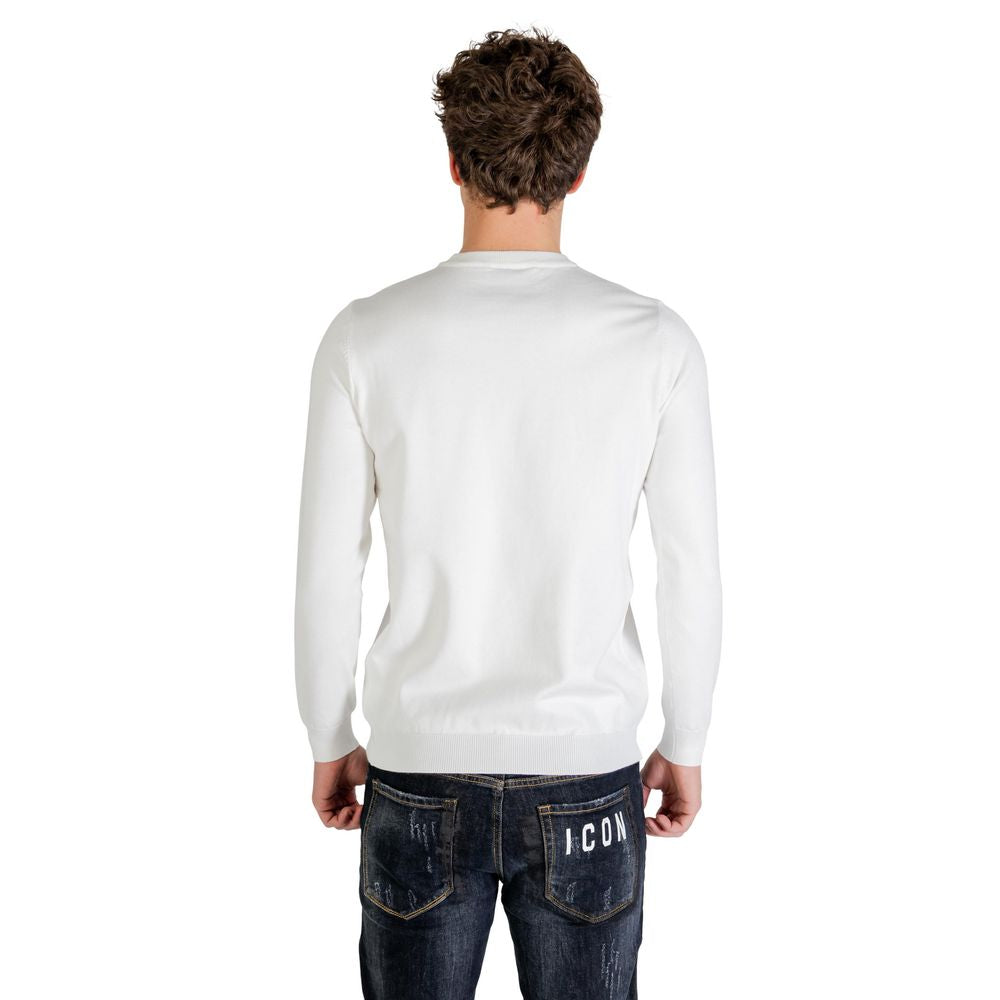 Icon White Viscose Sweatshirt Icon