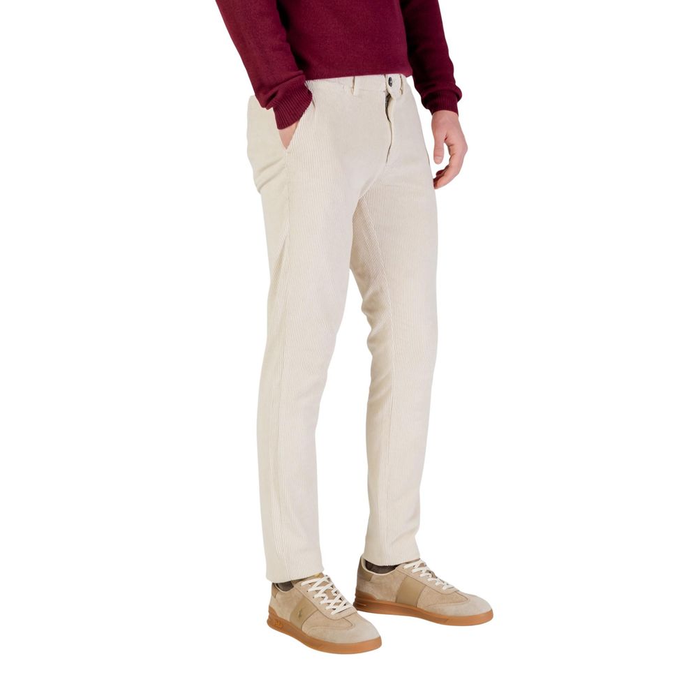 Borghese Beige Cotton Pants Borghese