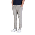Borghese Gray Cotton Casual Pants