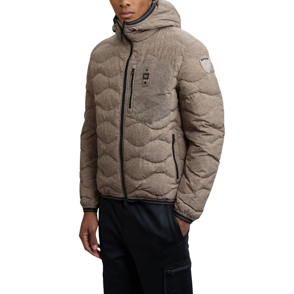 Blauer Brown Polyester Coat Blauer