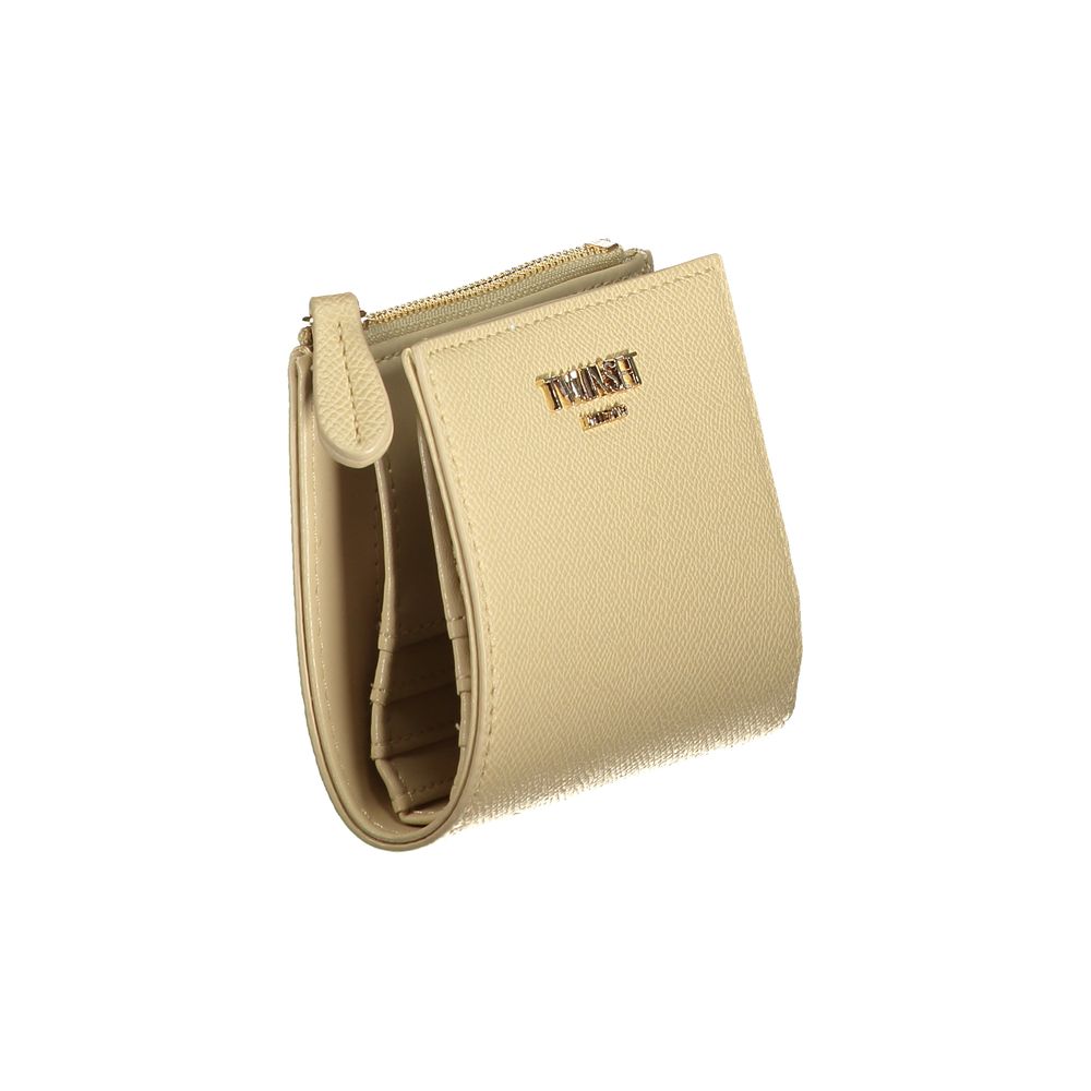 Twinset Rosa polyurethane women's wallet with multiple card slots and sleek design, featuring a stylish, compact look.