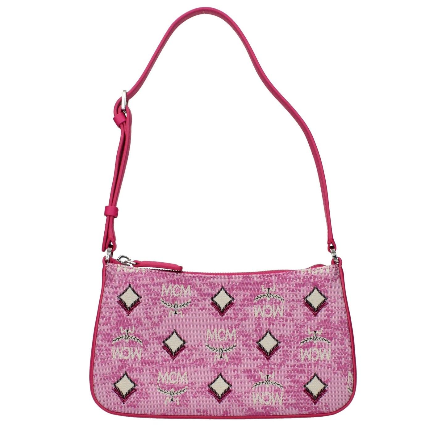 MCM Pink Fabric Crossbody Bag MCM