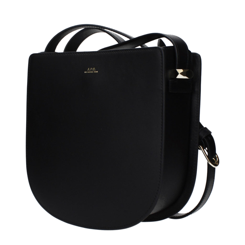 A.P.C. Black Leather Crossbody Bag A.P.C.