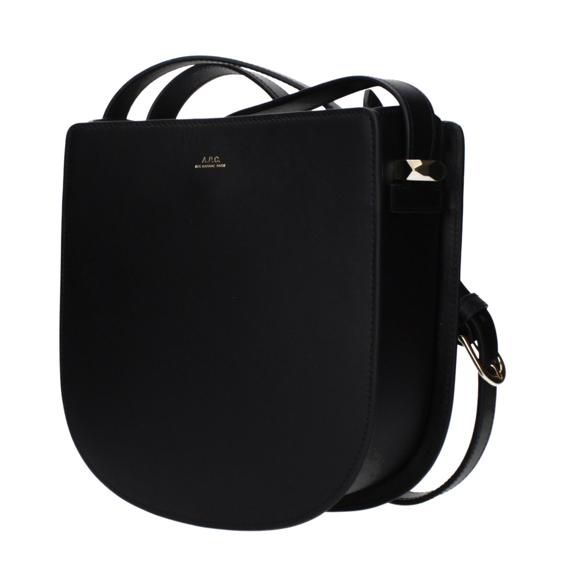 A.P.C. Black Leather Crossbody Bag A.P.C.
