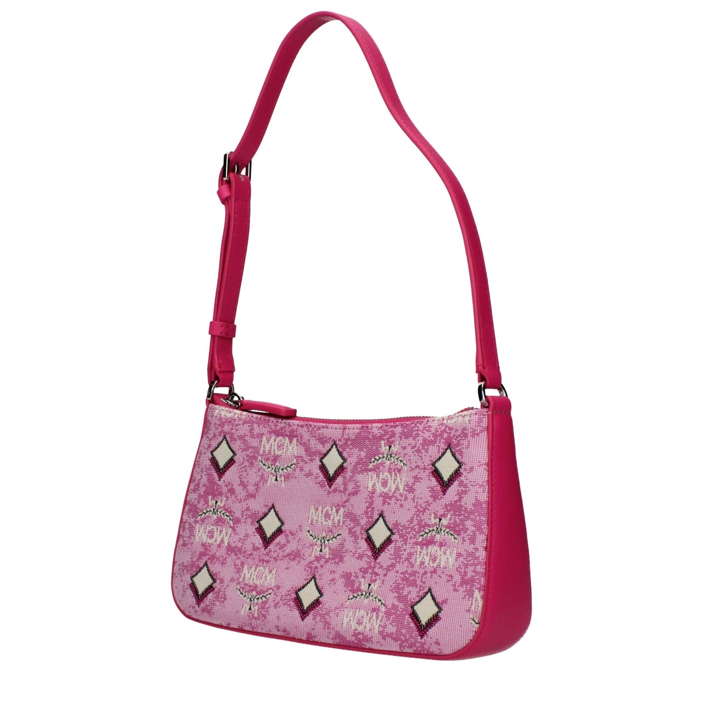 MCM Pink Fabric Crossbody Bag MCM
