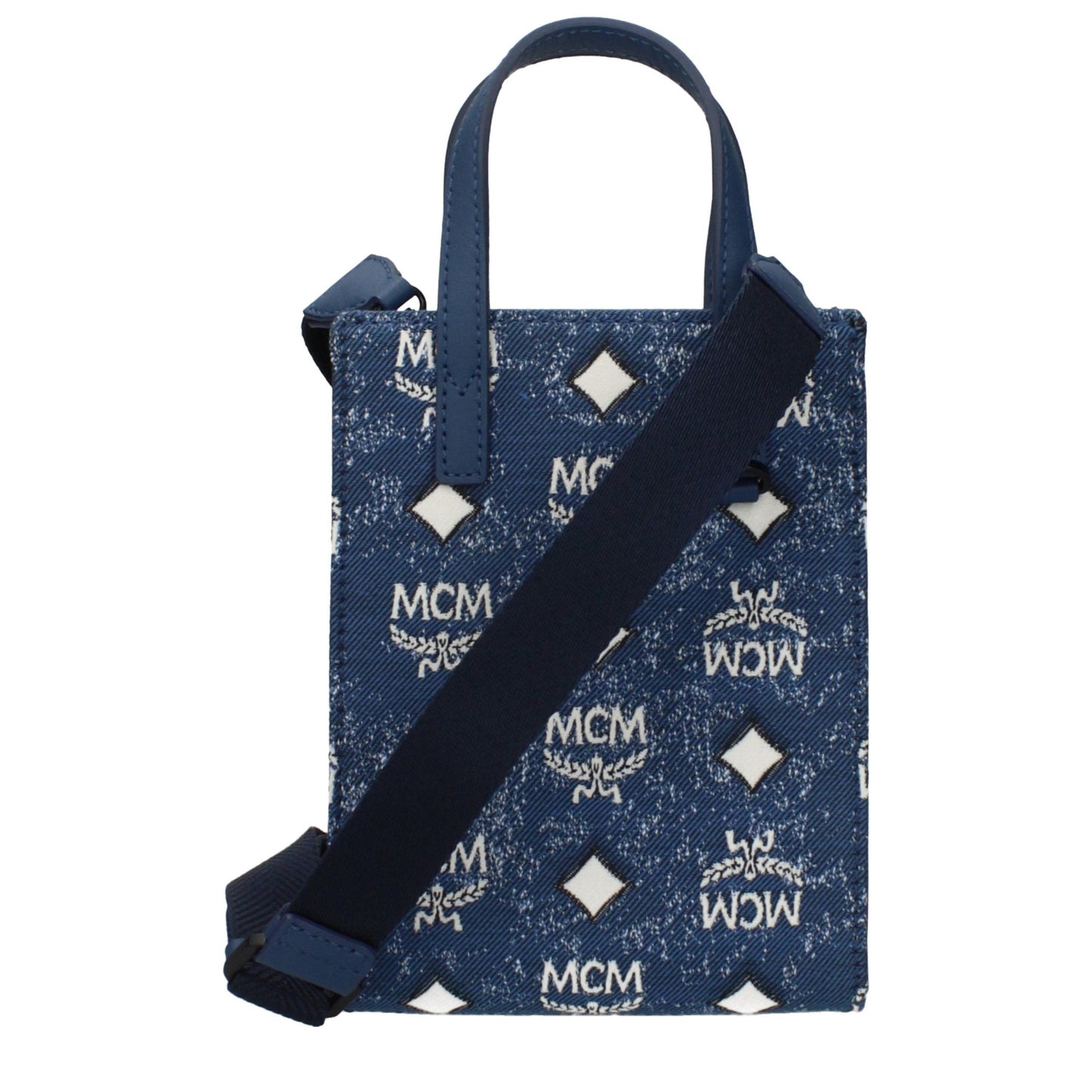 MCM Blue Fabric Handbag MCM