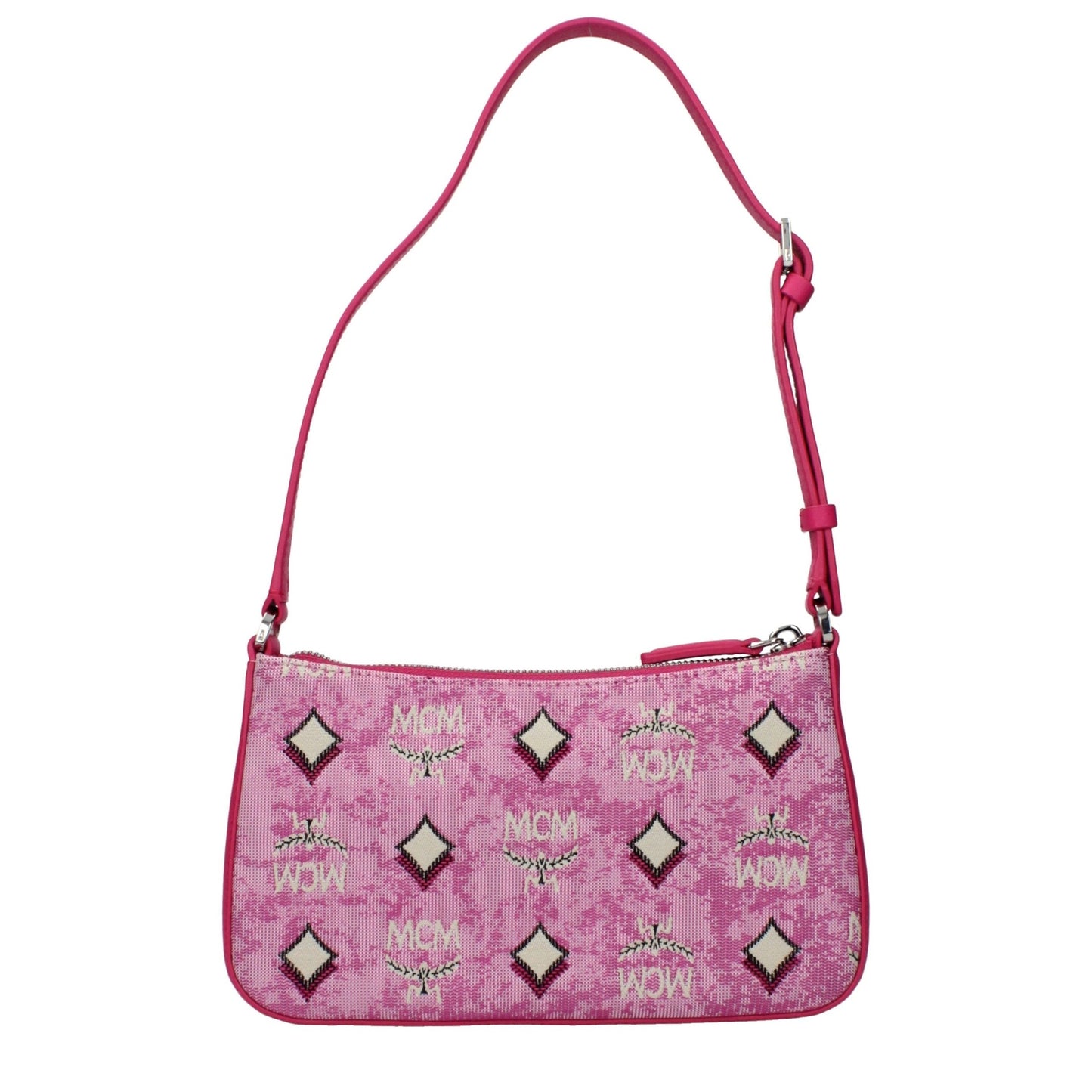 MCM Pink Fabric Crossbody Bag MCM