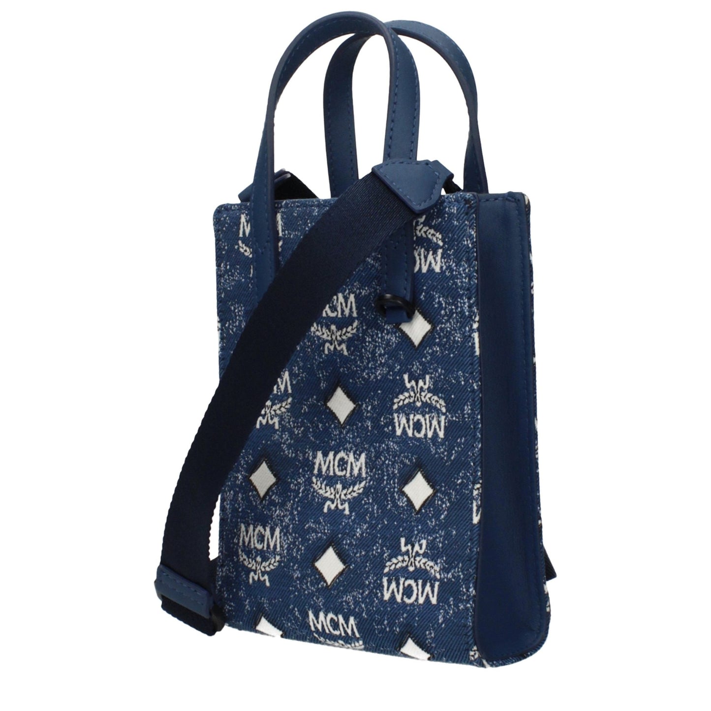 MCM Blue Fabric Handbag MCM