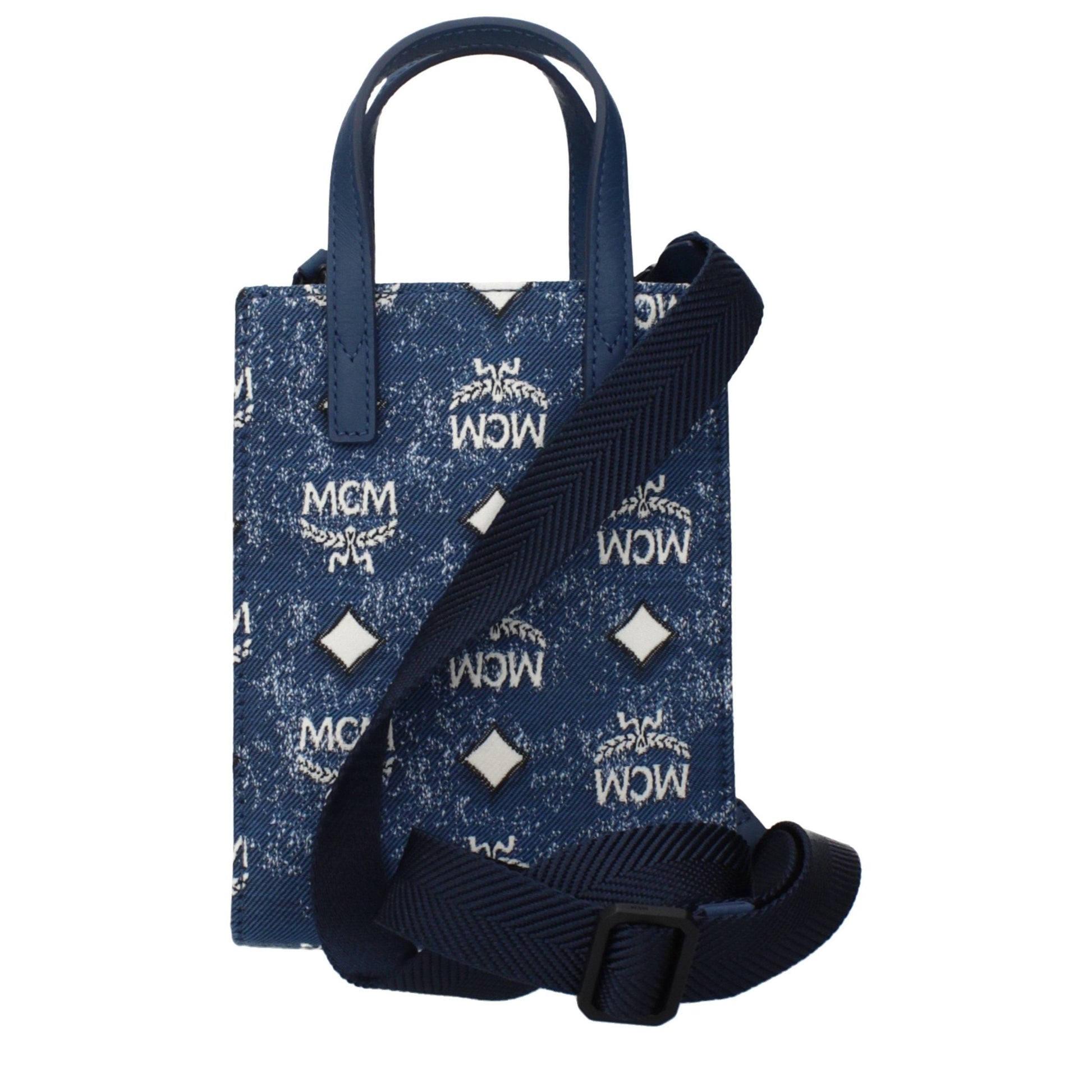 MCM Blue Fabric Handbag MCM