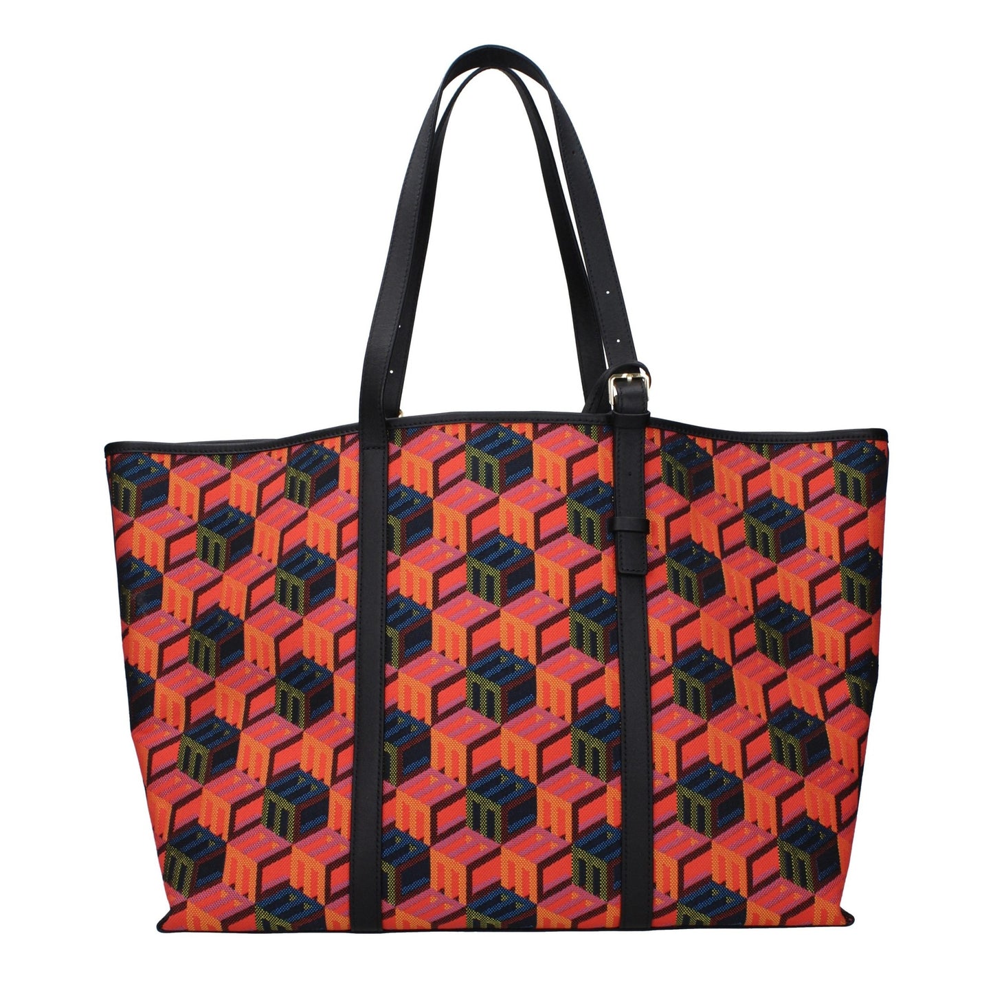 MCM Multicolor Fabric Shoulder Bag MCM
