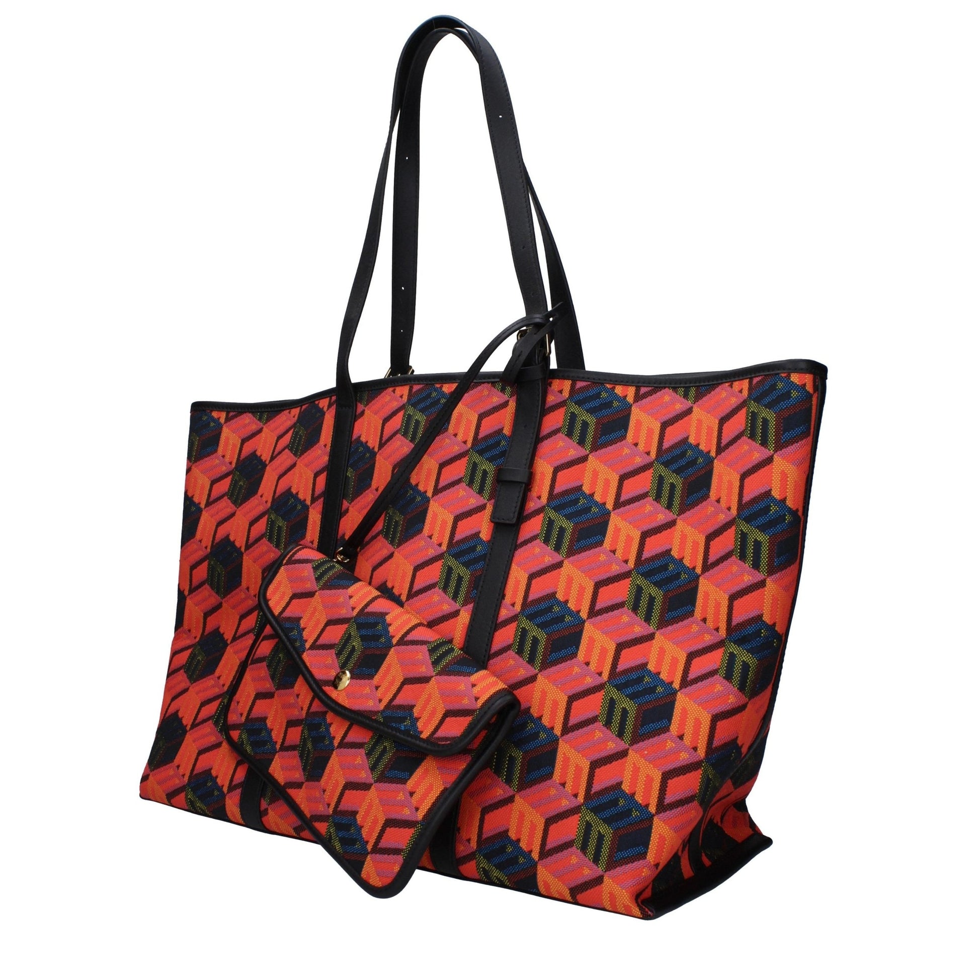 MCM Multicolor Fabric Shoulder Bag MCM