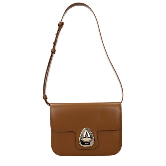 A.P.C. Brown Leather Shoulder Bag A.P.C.