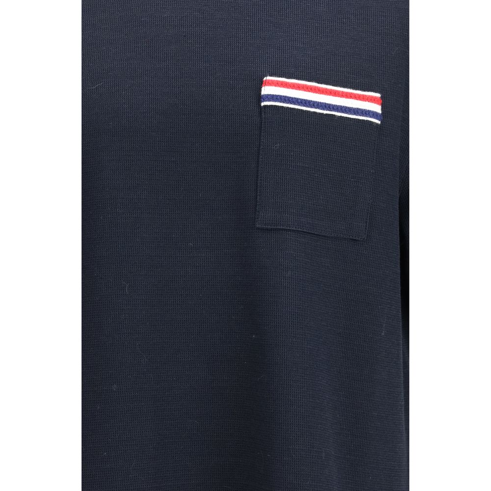 Thom Browne Blue Cotton T-Shirt Thom Browne