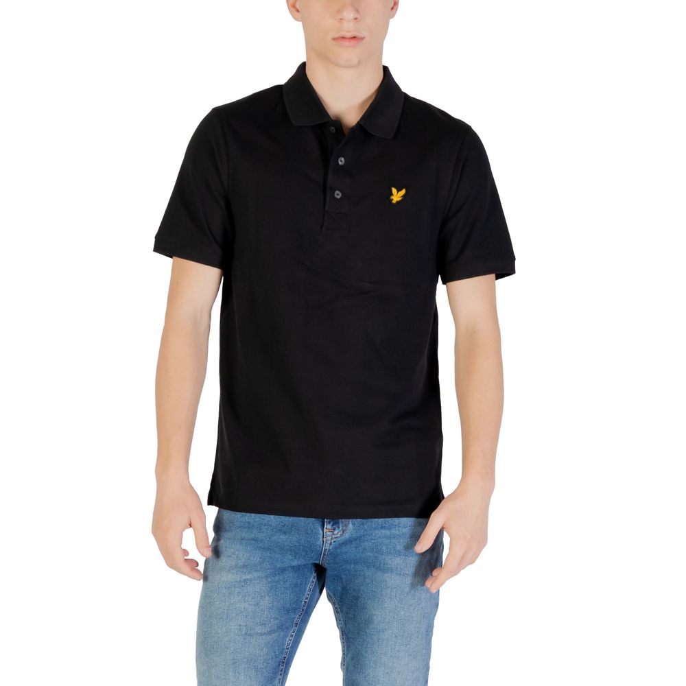 Lyle & Scott Black Cotton Polo Shirt Lyle & Scott