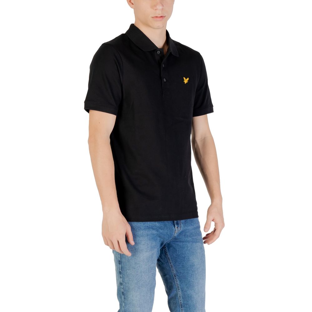 Lyle & Scott Black Cotton Polo Shirt Lyle & Scott