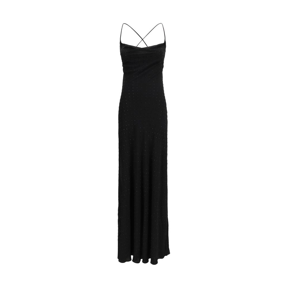 PINKO Black Polyester Cocktail Dress PINKO