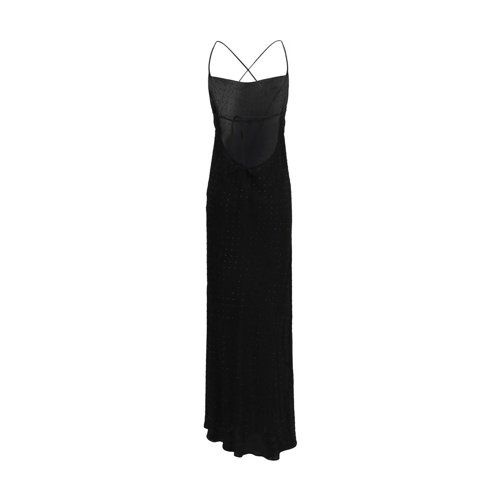 PINKO Black Polyester Cocktail Dress PINKO