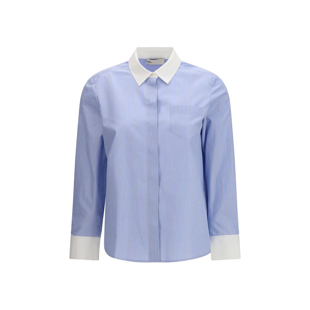 Tory Burch Blue Cotton Pattern Shirt Tory Burch